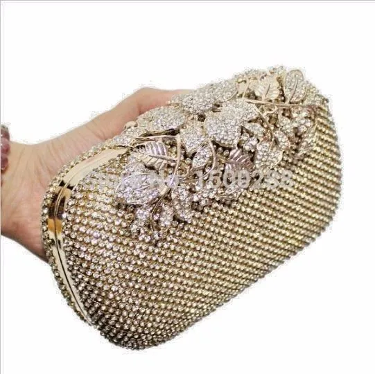 ORANGLES Latest Crystal Evening Bags Ladies Wedding Wallet Bridal Party Clutch Purse - detailed closeup view - illustrating benefits - Image 3 of 3 | created for all | Shop Latest Crystal Evening Bags Ladies Wedding Wallet Bridal Party Clutch Purse North Carolina | Free Shipping ORANGLES