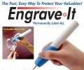 Engrave It Carving Pen Engraver Machine for Glass, Plastic, Iron, Steel. 