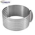 Cake Cutter Ring 7 Layer Adjustable Round Cake Cutter Ring. 