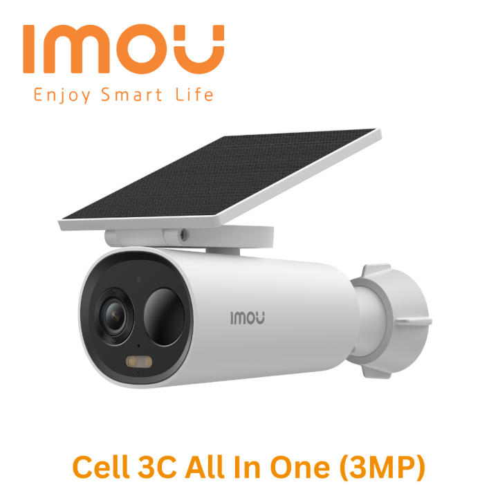 IMOU Cell 3C All in One 2K QHD Image | 5000mAh Large Battery | Built-in Solar Panel Smart Full-color Night Vision | IP66 Weather-resistance
