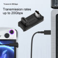Usb C Charging Head High-speed 140w Pd3.1 Adapter for Asus Rog Ally Fast Charge 8k Data Transmission Universal Compatibility Southeast Asian Buyers' Top Choice Type-c Male-to-female Adapter. 