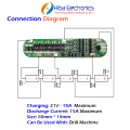 5S 15A Li-ion Lithium Battery Charger Protection Board For Drill Motor Li-ion Cell Module 5S15A BMS. 