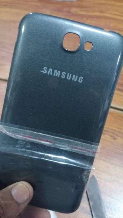SAMSUNG GALAXY NOTE 2 BATTERY BACK COVER  - REPLACEMENT REAR SIDE COVER - BATTERY DOOR - GREY