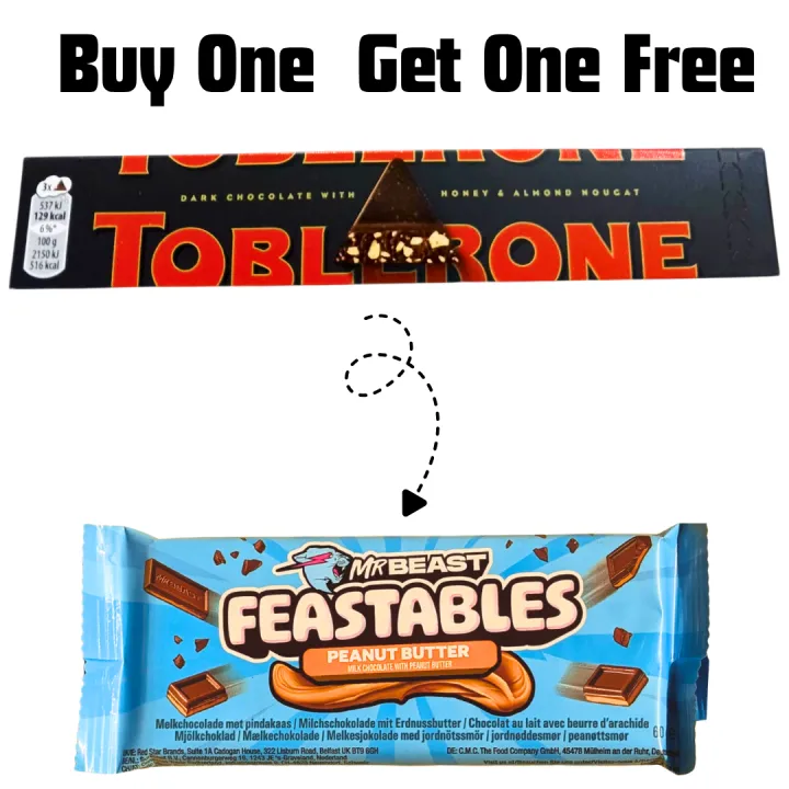 🎁 "Toblerone Swiss Dark Chocolate 100g – Available in 1, 2, 3, 4 & 5 ...