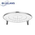 Food Steamer Basket with Removable Stand Versatile Stainless Steel Steamer Rack for Cooking Vegetables Dumplings Fish Stackable V-shaped Stand Kitchen Tool for Cuisine. 