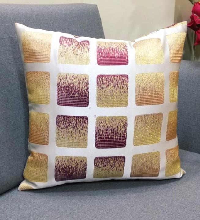 CH Antique Square Shiny Cushions With Out Filling