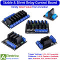 Multi-Channel Solid State Relay Module 1/2/4/6/8 Channel 5V Control Board for Arduino, PLC, and Industrial Automation by Electrica. 
