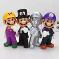 11CM anime cartoon super Mario bros Dry B Tortoise Mario Maker Odyssey figure Toys TV Movie Dolls toy. 