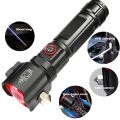Rechargeable safety hammer LED torch light escape rescue car emergency lamp outdoor flashlight torch. 