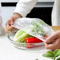 50/100 Reusable Disposable Food Storage Cover Plastic Wrap Adjustable Universal Fresh Keeping. 