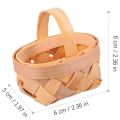 8PCS Mini Woven Baskets with Handles for Party Favors Crafts Decor Photo Prop. 