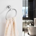Hand Towel Ring Towel Holder Towel Rack for Bathroom Kitchen Stainless Steel (Chrome). 