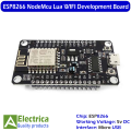 ESP8266 NodeMcu WiFi Programming & Development Kit With CH340 Module by Electrica. 