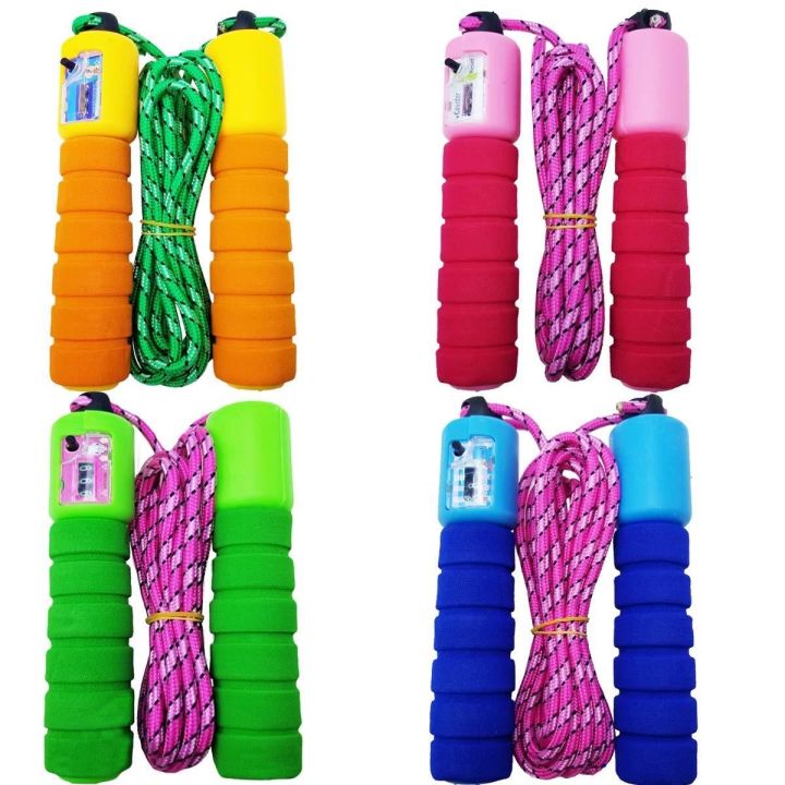 Sports Jump Ropes with Counter Sports Fitness Adjustable Fast Speed ...