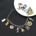 Cartoon Gravity Falls Bill Cipher Figure Toys Gravity Falls Bracelet Alloy Metal Charm Bracelets For Fans Toys Gifts. 