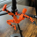 Upgraded 3D printed multi-joint action figure Lucky 13 Carrot Man assembly and decompression toy variety model. 