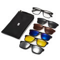 2202A 2 In 1 Polarized Night Vision Optical Magnetic Clip on Sunglasses Frames Clip on Sun Glasses Frame Prescription Eyeglasses. 