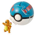 Random 7CM Pokeball Pokemon big ball Anime action figure Pikachu Litten Psyduck Squirtle Bulbasaur Go Toy boy kid Birthday Gift. 