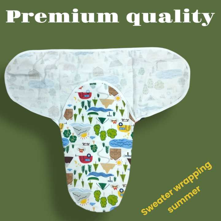 Baby Swaddle Wrap - Summer Swaddle - Super Soft 100% Cotton -0-6 months- Swaddle Wrapping Sheet - For Infants and Toddlers
