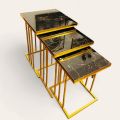 New modern design side table Nesting Set 3 Pieces Coffee table End Tables Side Table. 