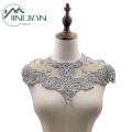 Lace Collar Embroidery Process Collar Sew Patch. 