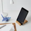 IKEA Bamboo Mobile Stand Phone Holder for Mobile and Tablet, 2 Slot Design. 