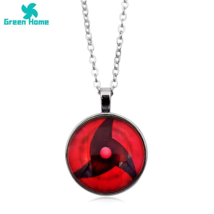 Green Home Fashion Necklace Geometric Boy Girls Jewelry Gifts Anime Necklace