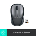 Logitech M235 Wireless Mouse, 2.4 GHz with USB Unifying Receiver, 1000 DPI Optical Tracking, 12 Month Life Battery, PC / Mac / Laptop. 