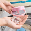 【FUN LIVE】 Multifunction Laundry Mesh Washing Machine Filter Mesh Removal Hair Paper Net Lint Cleaning Mesh Bag. 