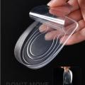 2PCS Invisible Height Increase Insoles Silicone Gel Heel Lifting Inserts Transparent Foot Care Protector Elastic Shoe Insert 3CM. 