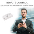 WiFi Smart Light Switch Tuya/Smart Life APP Wireless WiFi Smart Breaker LED Light Remote Control With Alexa Google Smart Home. 
