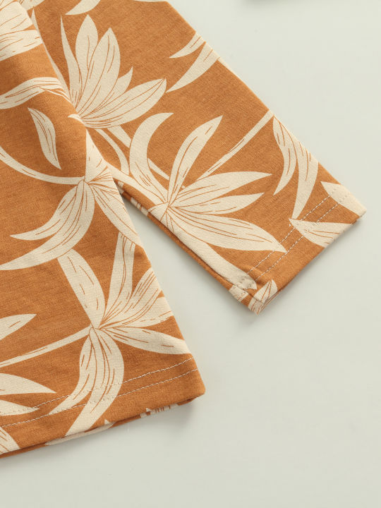 Baby%20Boy%20Girl%20Trousers%20Suit%20Autumn%20Leaves%20Print%20Long-sleeved%20T-shirt%20Trousers%20Two-piece%20Suit%20-%20Image%204