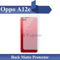 Oppo A12e Back Matte Protector Soft Skin Sheet Soft Film Protector For A12e. 
