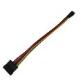 4Pin FDD Floppy Male to 15Pin SATA Female Adapter Converter Hard Drive Power Cable 20cm. 