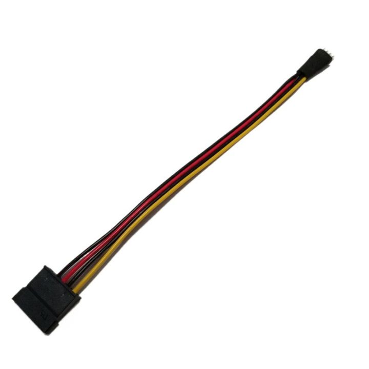 4Pin FDD Floppy Male to 15Pin SATA Female Adapter Converter Hard Drive Power Cable 20cm