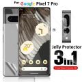 Google Pixel 7 Pro Screen Protector Jelly and Back side Hydrogel Film Jelly protector for Pixel 7 Pro. 