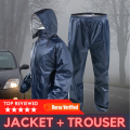【FOG SUIT】 Waterproof Fog Suit for Men & Women 2 Piece Rainwear Jacket + Trouser - Premium Parachute Fabric Rain Coat Kit | Reusable Rain Suit for Bike Riding, Delivery Riders, Hiking & Outdoor Use - Dust-Proof | Light Weight & Durable. 