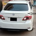 Toyota Corolla 2009-2014 Trunk Lip Spoiler (White). 