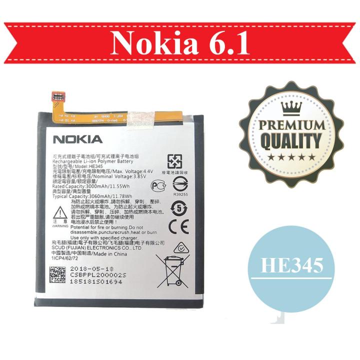 Nokia 6.1 Battery Nokia 6 2018 Battery HE345 - 3000mAh