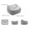 【HOT】 Portable Soft Footrest Pillow PVC Inflatable Foot Rest Folding Pillow Cushion Travel Office Home Leg Up Relaxing Feet Tool. 