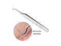 STAINLESS STEEL CURVED BLACKHEAD ACNE CLIP PIMPLE COMEDONE REMOVER 2PCS. 