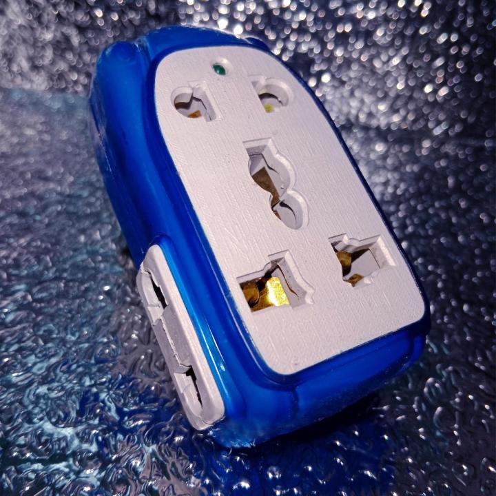 Adapter Converter 4 Ports High Quality Multi Socket Electrical Splitter Converter Adapter 2 Pin With 2 And 3 Pins Outlet US & Pakistani 2 Pin High Quality Power Plug Travel Adapter Converter / Multi Adapter  / Splitter Adapter / Travel Splitter Converter