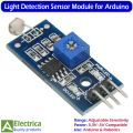LDR Sensor Module Optical 3pin Photosensitive Detector – Light Sensitive Photodiode Sensor for Arduino, Robotics, and Automation Projects – Accurate Brightness Detection by Electrica. 