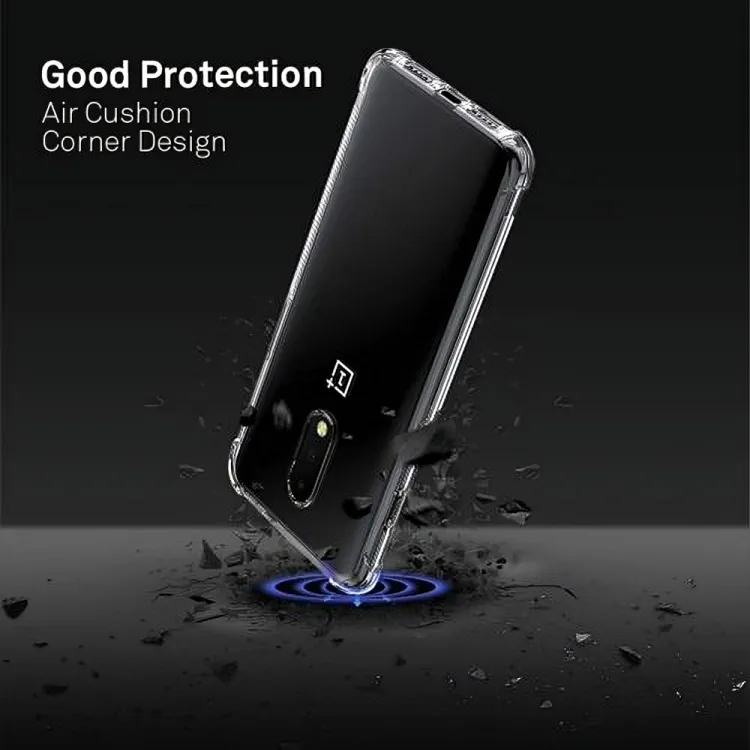 AICEK Durchsichtige Hülle Für OnePlus 7 – Transparente TPU Schutzhülle