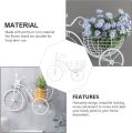 Imported Quality Bicycle Flower Basket Wall, Art Wall Mount Hanging Flawer Rack Unique Art Ornaments, Classic Retro Style for Indoor Outside Hanging Planter Home Kitchen Office Wedding Garden Decor. 