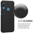 Huawei Y6 Prime 2019 MATTE BLACK FLEXIBLE TPU CASE SLIM COVER - SHOCKPROOF. 