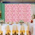 Artificial Rose Wall Panel Exquisite 3d Floral Wall Backdrop for Wedding Baby Shower Parties Diy Square Rose Flower Wall Panel for Stunning Photography Prop Flower Wall Panel Decor. 