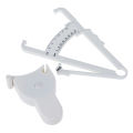 2Pcs/Set White PVC Body Fat Caliper Measure Tape Tester Fitness for Lose Weight. 