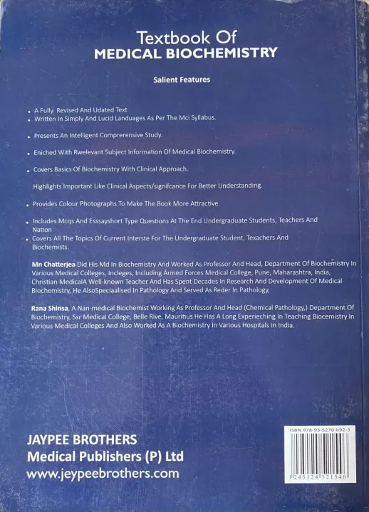 Medical%20Biochemistry%20By%20MN%20Chatterjea%2011th%20Edition,Biochemistry%20chatterjee,biochemistry%20chatterjea,chatterjea%20biochemistry%20-%20Image%203