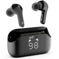 Gems BTW98 Wireless Earbud, Bluetooth 5.3 HIFI Immersive Sound with 4 HD Microphone, 40H Playtime, Easy Control Earphones with Light Weight USB-C Charging Case for Android IOS Workout.. 